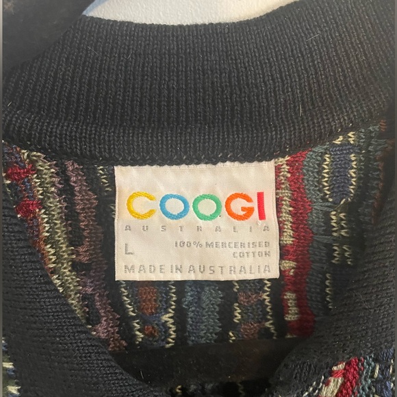 COOGI AUTHENTIC button up sweater 80s/90s - Picture 3 of 3